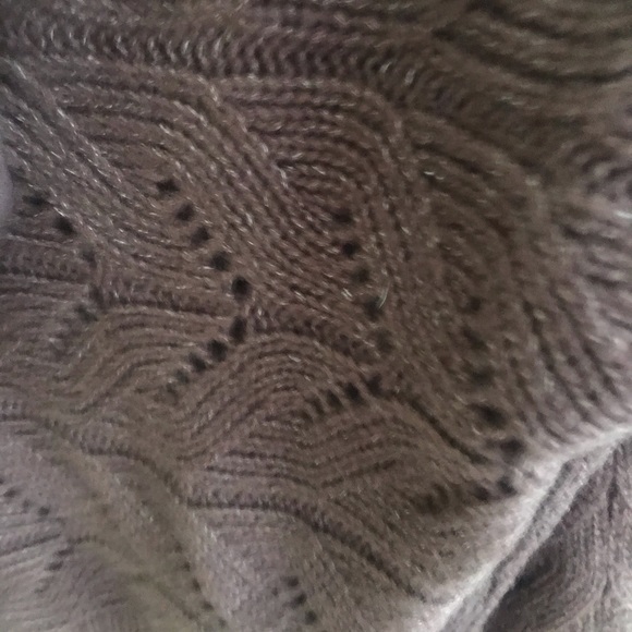 Abercrombie NWT Women Small Brown tie back sweater - Picture 5 of 10